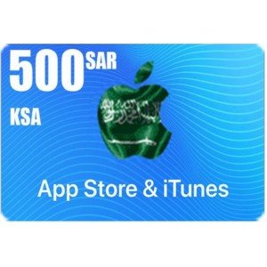 بطاقة أيتونز 500 ريال للستور السعودي