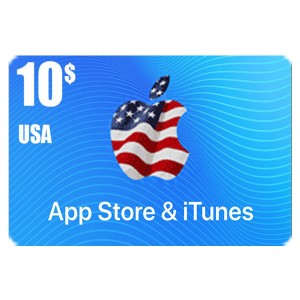 بطاقة أيتونز 10 دولار للستور الأمريكي