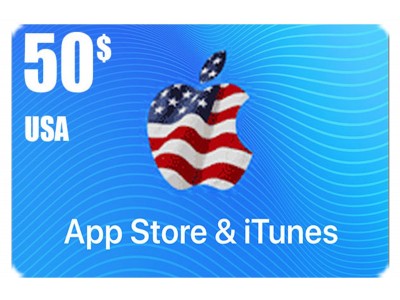 بطاقة أيتونز 50 دولار للستور الأمريكي