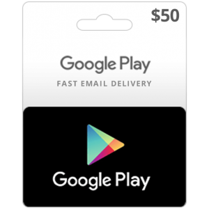جوجل بلاي 50 دولار أمريكي