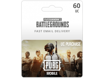 بطاقة ببجي 60UC بطاقة ببجي 60UC