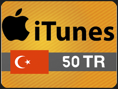 بطاقة ايتونز 50 ليره تركيه