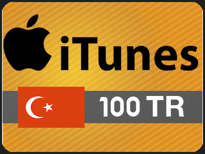 بطاقة ايتونز 100 ليره تركيه