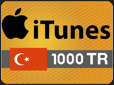 بطاقة ايتونز 1000 ليره تركيه