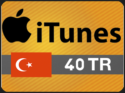 بطاقة ايتونز 40 ليره تركيه