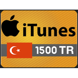 بطاقة ايتونز 1500 ليره تركيه
