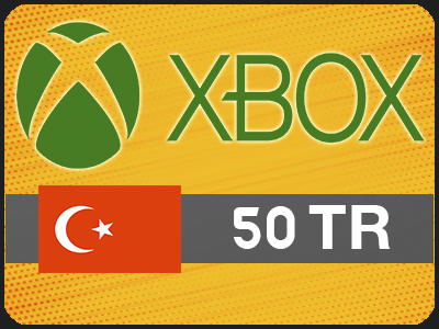 بطاقة اكس بوكس 50 ليرة تركية