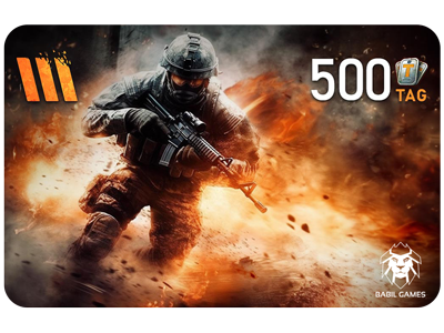 بطاقة هدايا نداء الحرب3 (500 رمز) بطاقة هدايا نداء الحرب3 (500 رمز)